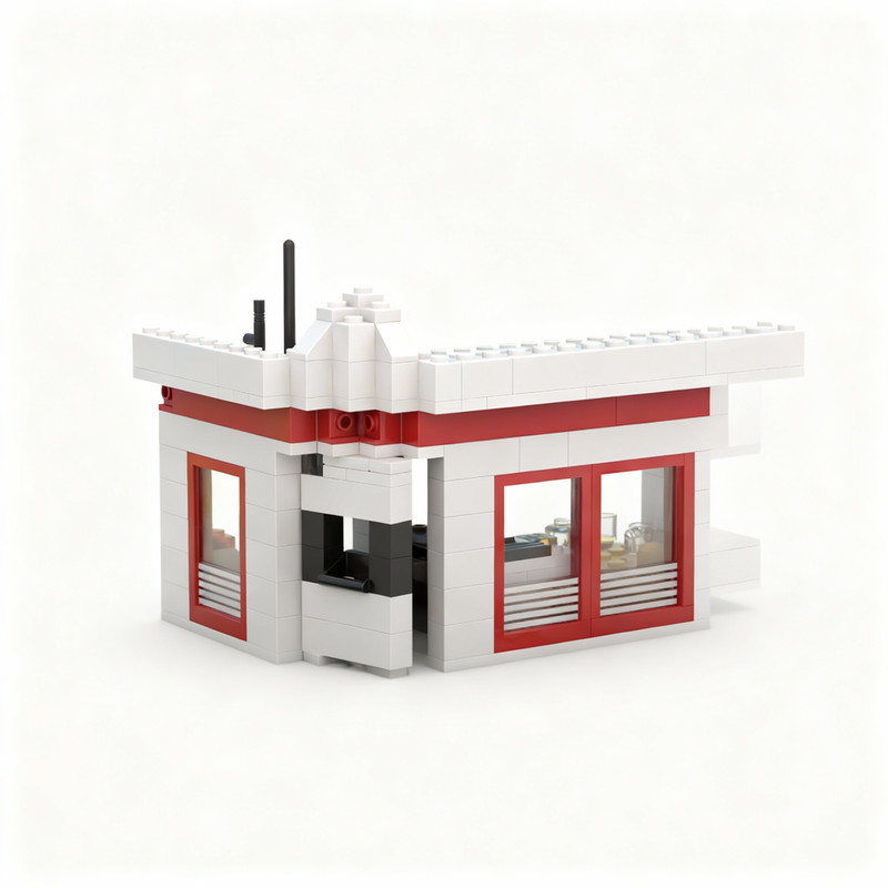 Kids Education Centre - 225 個 MOC タウンクラシックコミュニティセンターモデルビルディングブロック建築アイデア DIY キッズ教育レンガクリスマスギフトおもちゃ