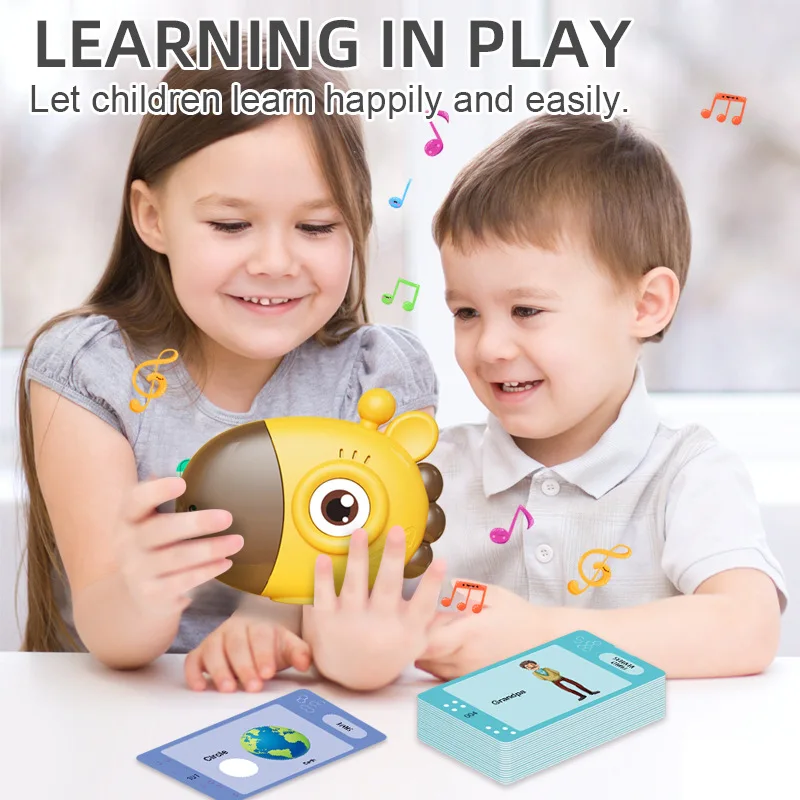 キリンフラッシュカードリーダー視力単語言語ゲーム学習英語ロシ - Kids Educational Reader のレビューと価格