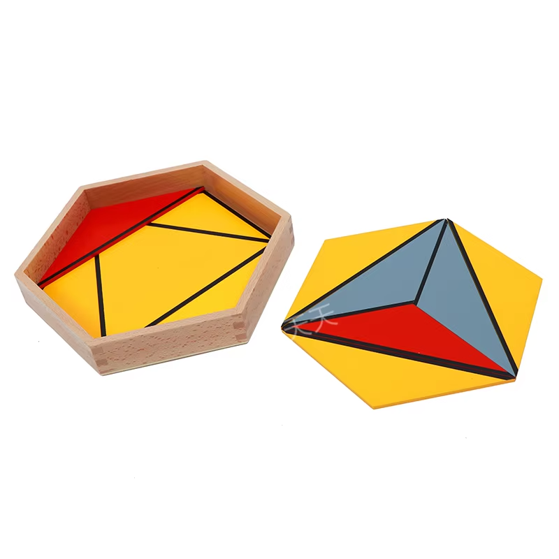ADENAモンテッソーリ構築三角形セット、収納ボックス5個付 - Kids Educational Box のレビューと価格