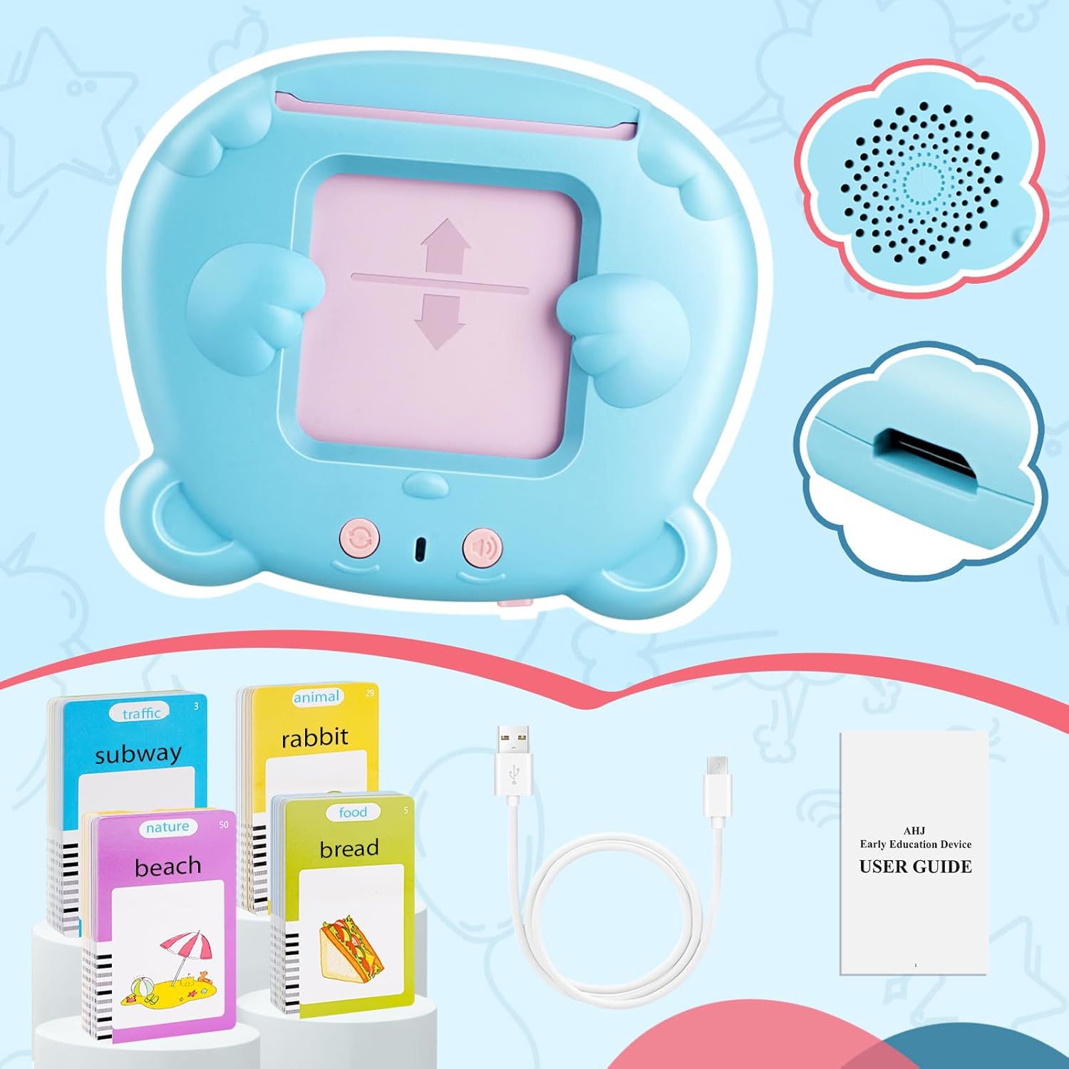 おしゃべりフラッシュカードリーダー 子供向け早期教育学習玩具 - Kids Educational Reader のレビューと価格