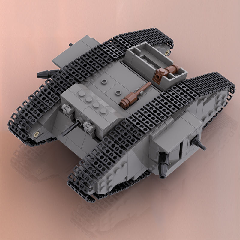 ドイツ軍A7V戦車組み立てブロックセット MK IV戦車兵士 - Kids Education In Germany のレビューと価格