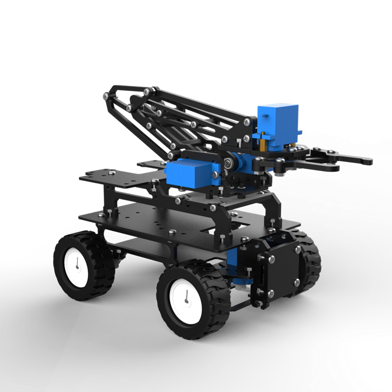 アクリル 4WD ロボットカーモーターアッカーマン全方向追跡 - Coding Robot Toy のレビューと価格