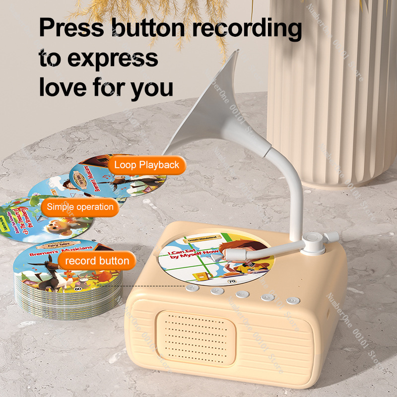 多言語対応子供向け教育用蓄音機おもちゃ早期学習フラッシュカー - Kids Educational Reader のレビューと価格