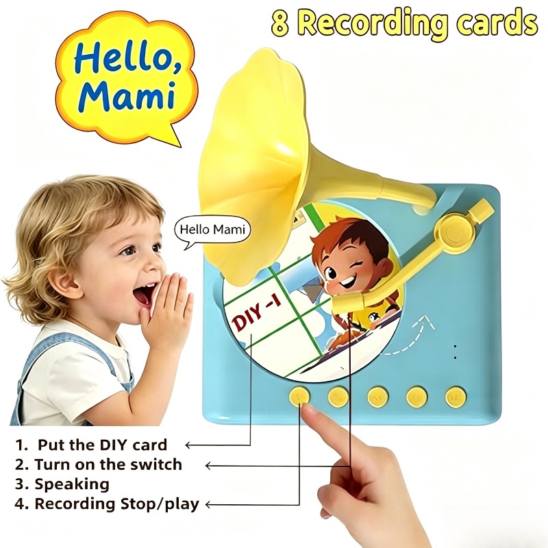 子供向け教育用フォノグラフカードリーダー、早期学習英語音声カ - Kids Educational Reader のレビューと価格