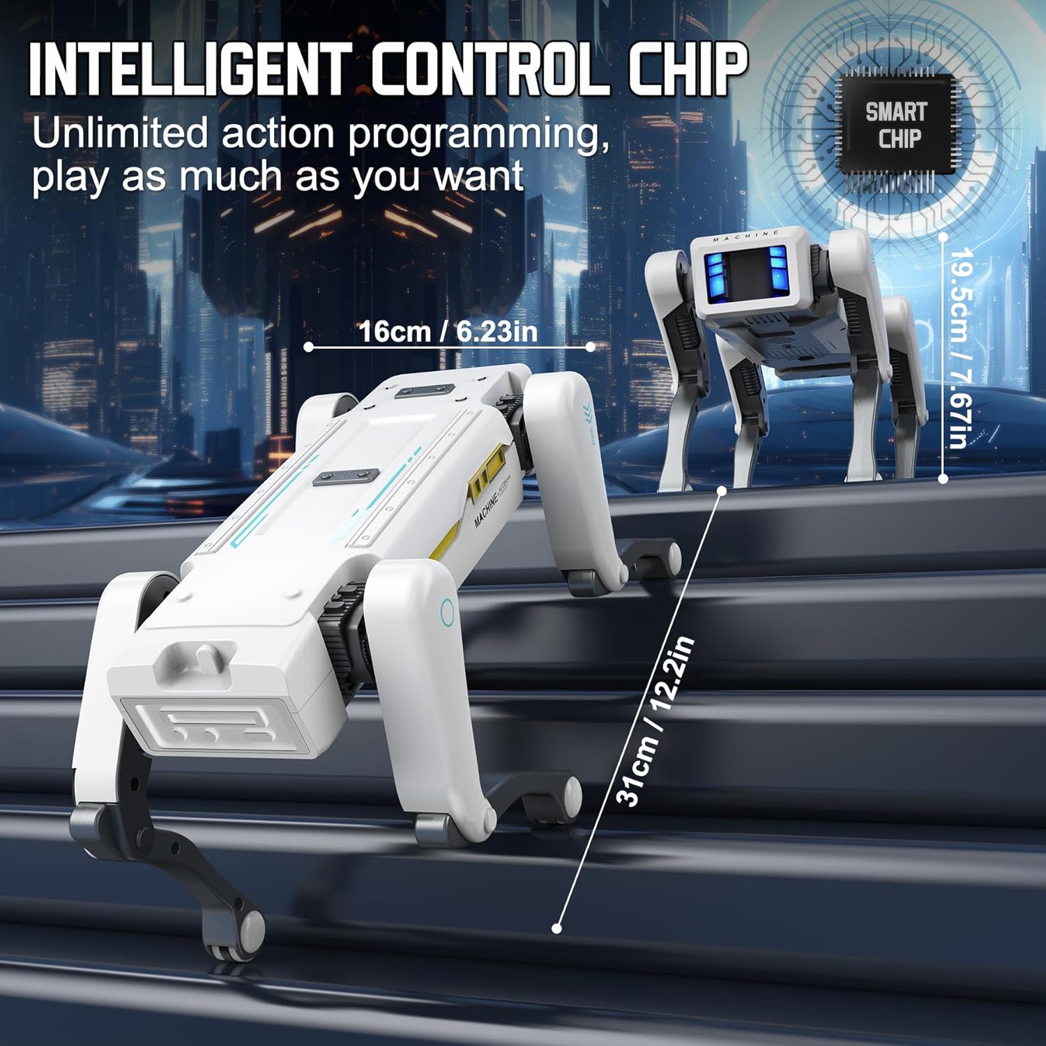 RC メカニカルドッグ多機能インテリジェント RC ロボット - Coding Robot Toy のレビューと価格